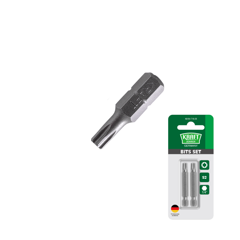 PUNTAS DE DESTORNILLADOR TORX - BLISTER KRAFT BOHRER