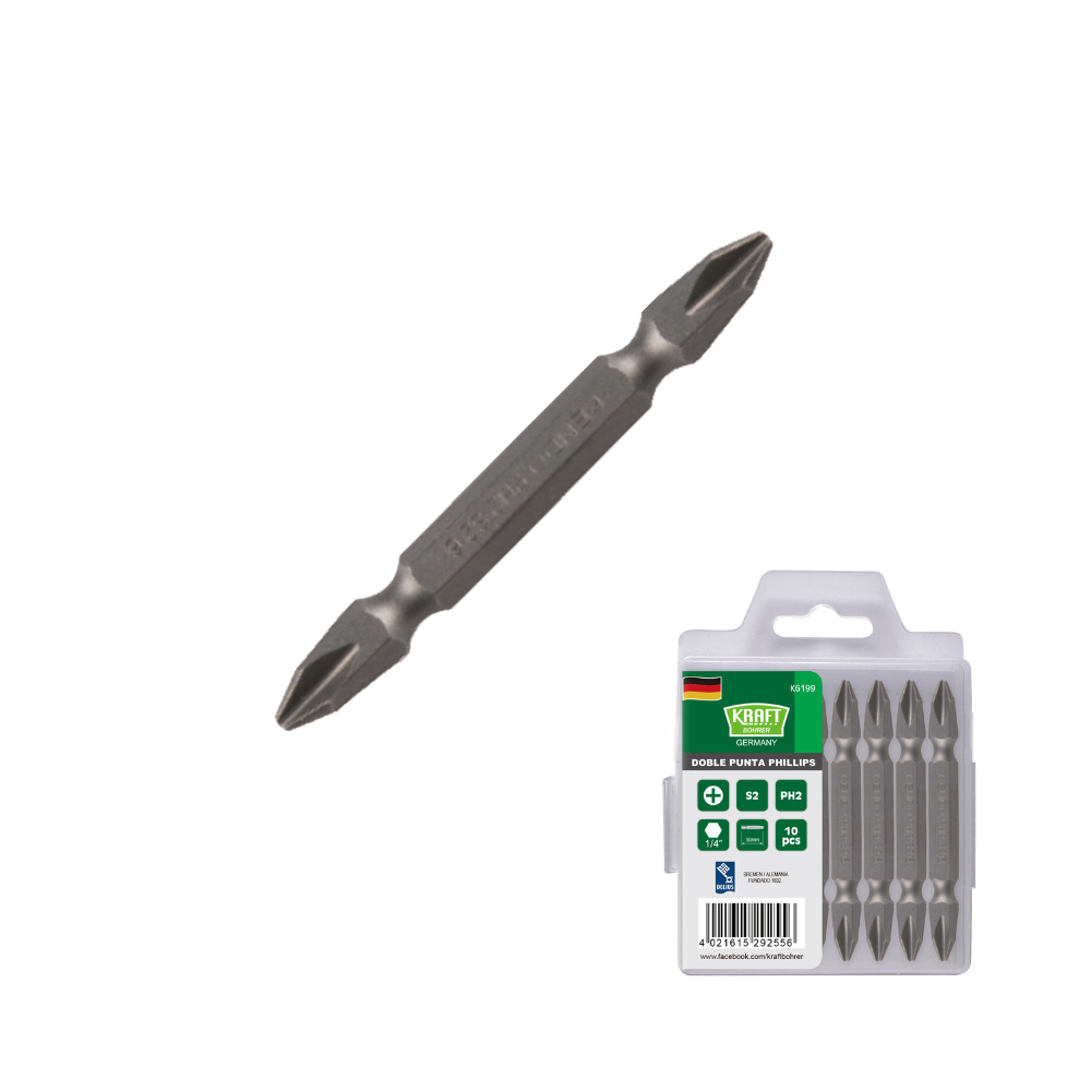DOBLE PUNTA PHILLIPS KRAFT BOHRER