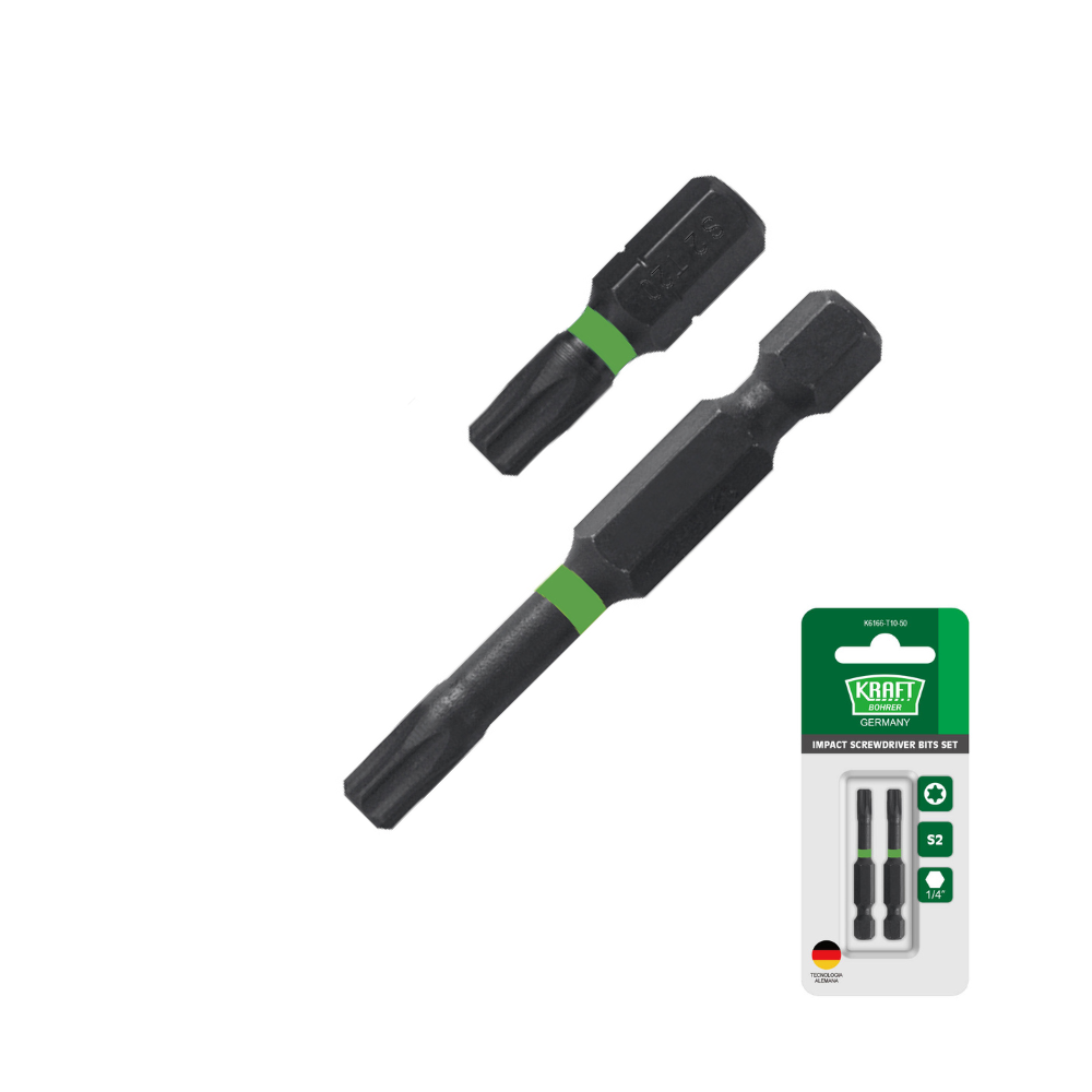 PUNTAS DE DESTORNILLADOR DE IMPACTO TORX - BLISTER KRAFT BOHRER