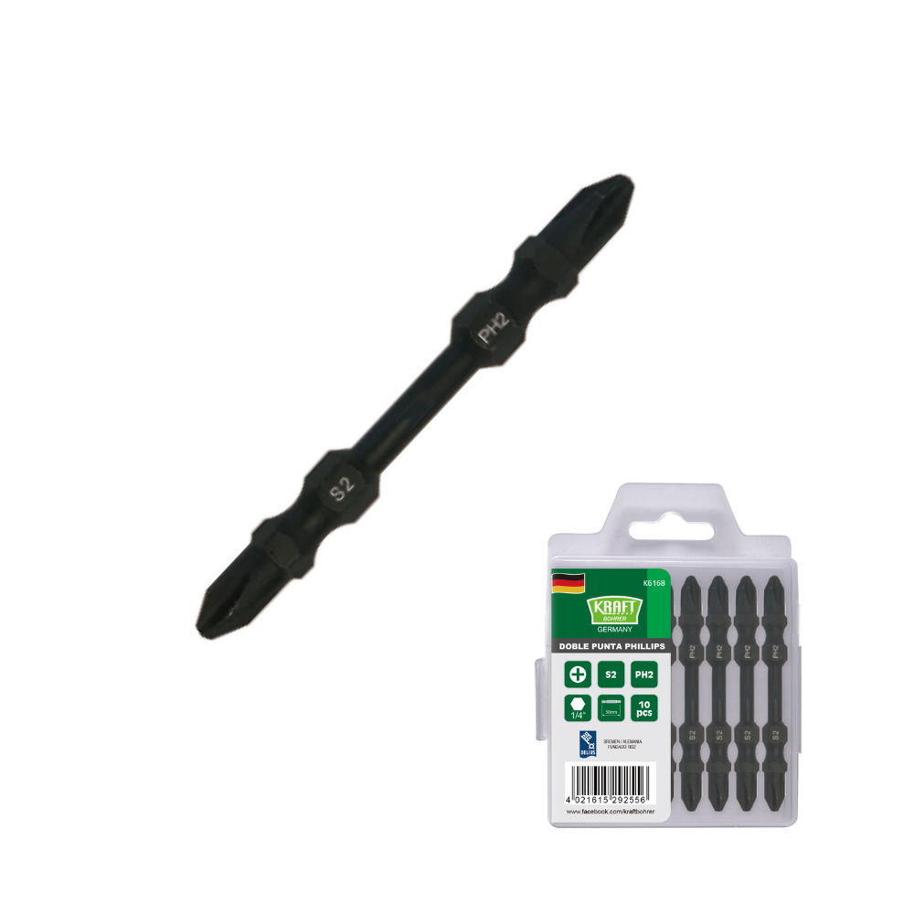 DOBLE PUNTA DE IMPACTO PHILLIPS KRAFT BOHRER