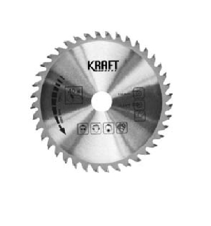 HOJA DE SIERRA CIRCULAR CON PUNTA TCT PARA MADERA (Medidas en Pulgadas) KRAFT BOHRER