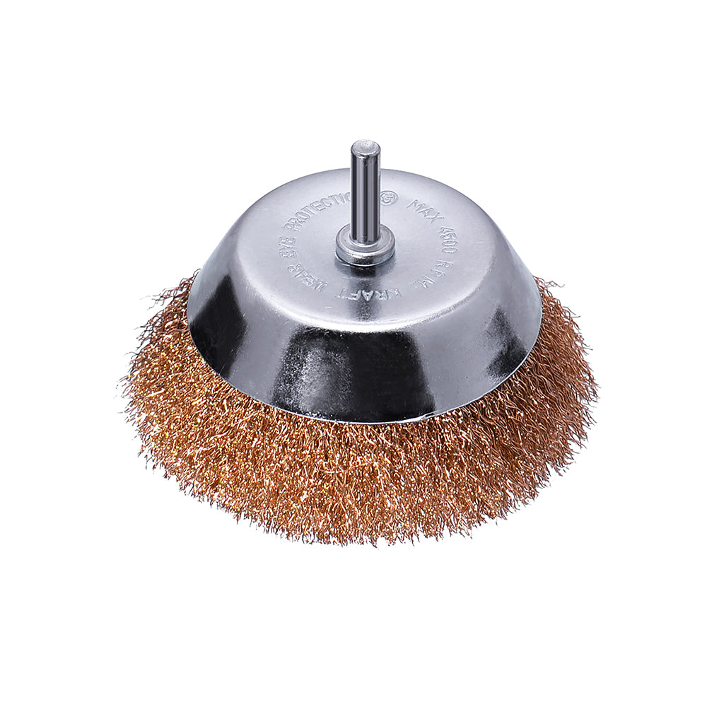 CEPILLO DE COPA ONDULADO LATONADO KRAFT BOHRER