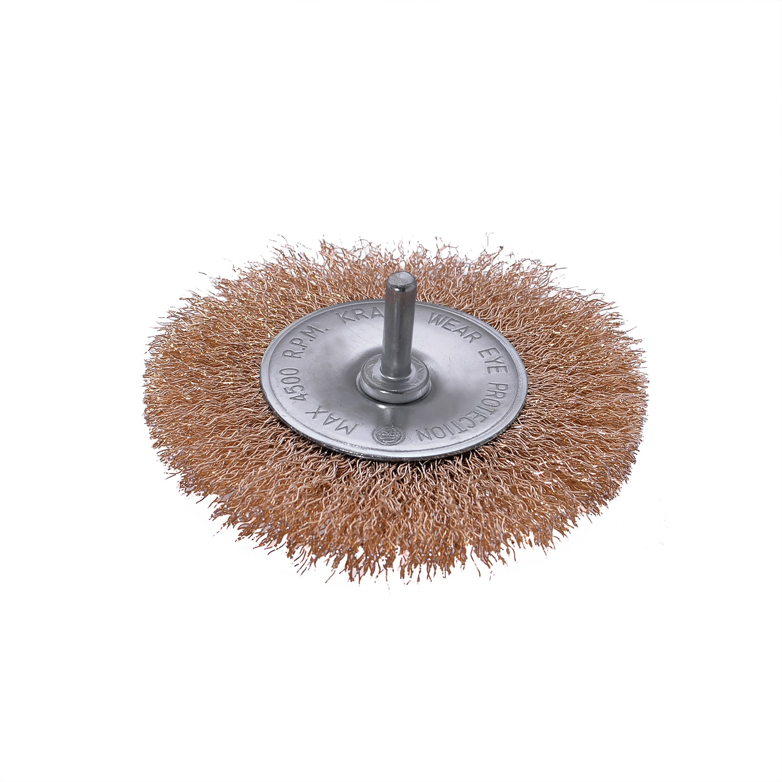 CEPILLO CIRCULAR ONDULADO LATONADO CON VÁSTAGO KRAFT BOHRER